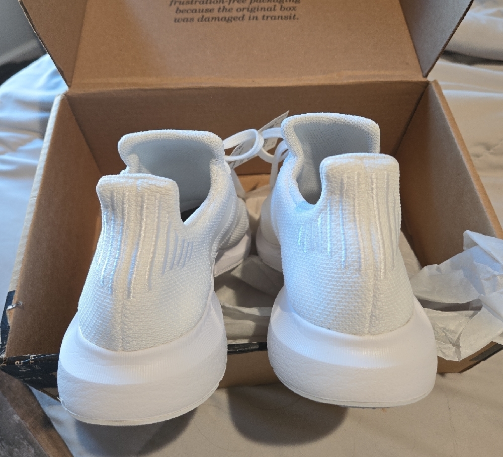 adidas Women's White Sneakers - Picture 3 of 4